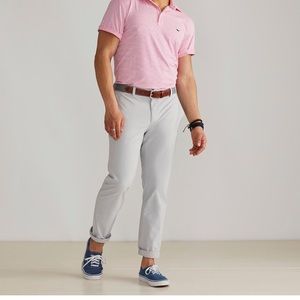 Vineyard Vines mens On-The-Go pants size: 30 length: 30 color: granite